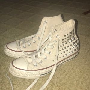High Top Studded Converse